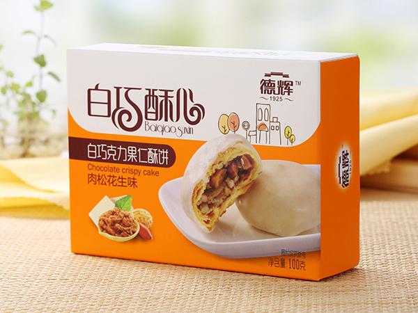 白巧酥心（肉松花生味）100g