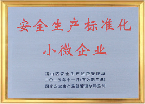 安全生产标准化小微企业