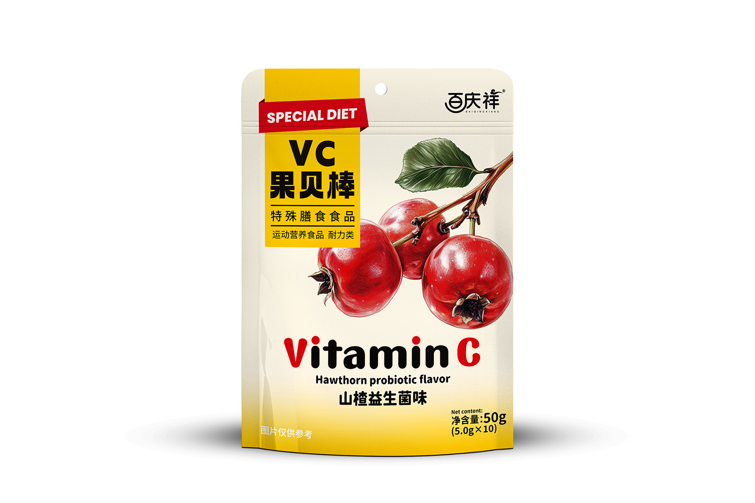VC Fruit and Berry Stick Hawthorn Probiotic Flavor