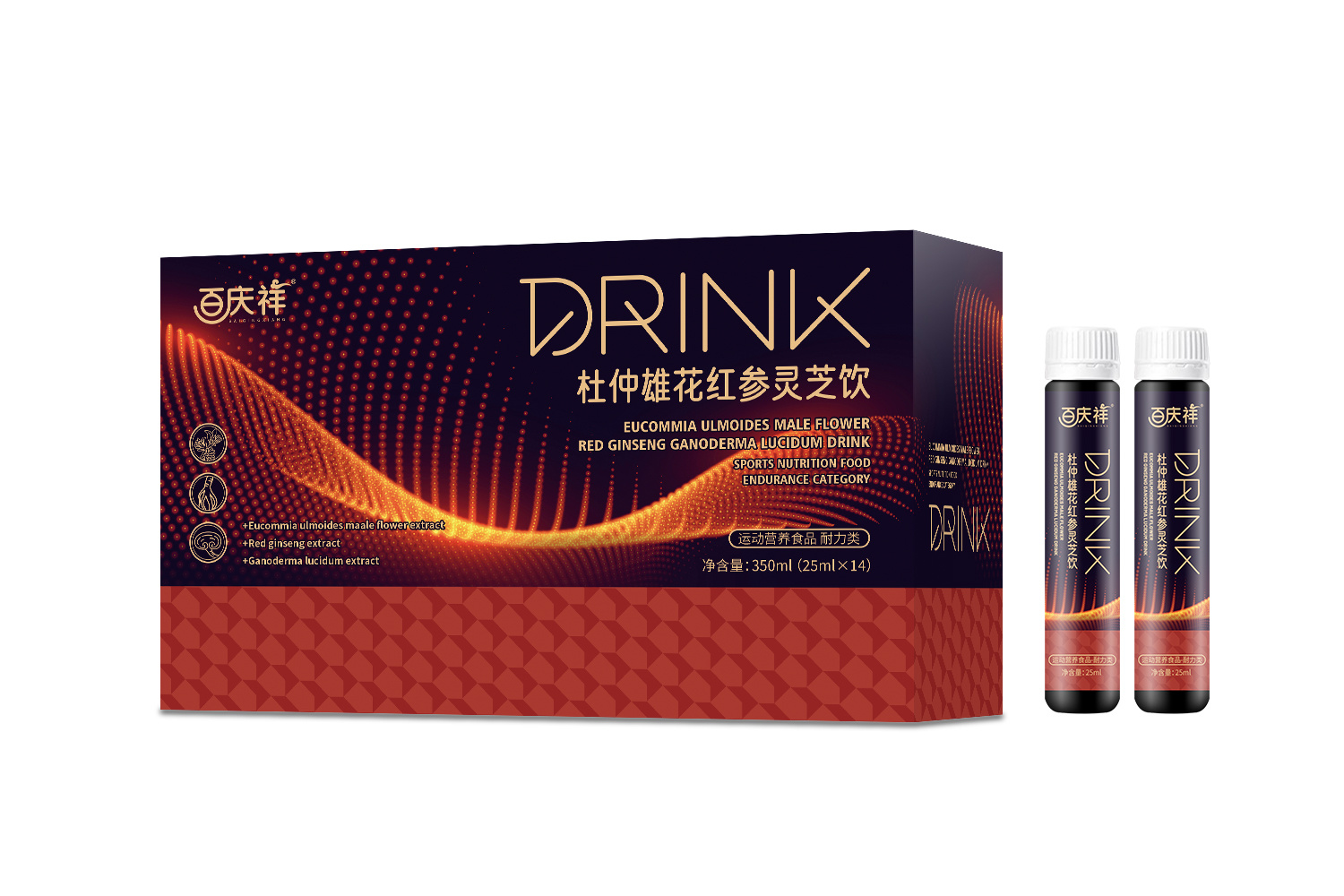 Eucommia ulmoides flower red Ganoderma lucidum drink