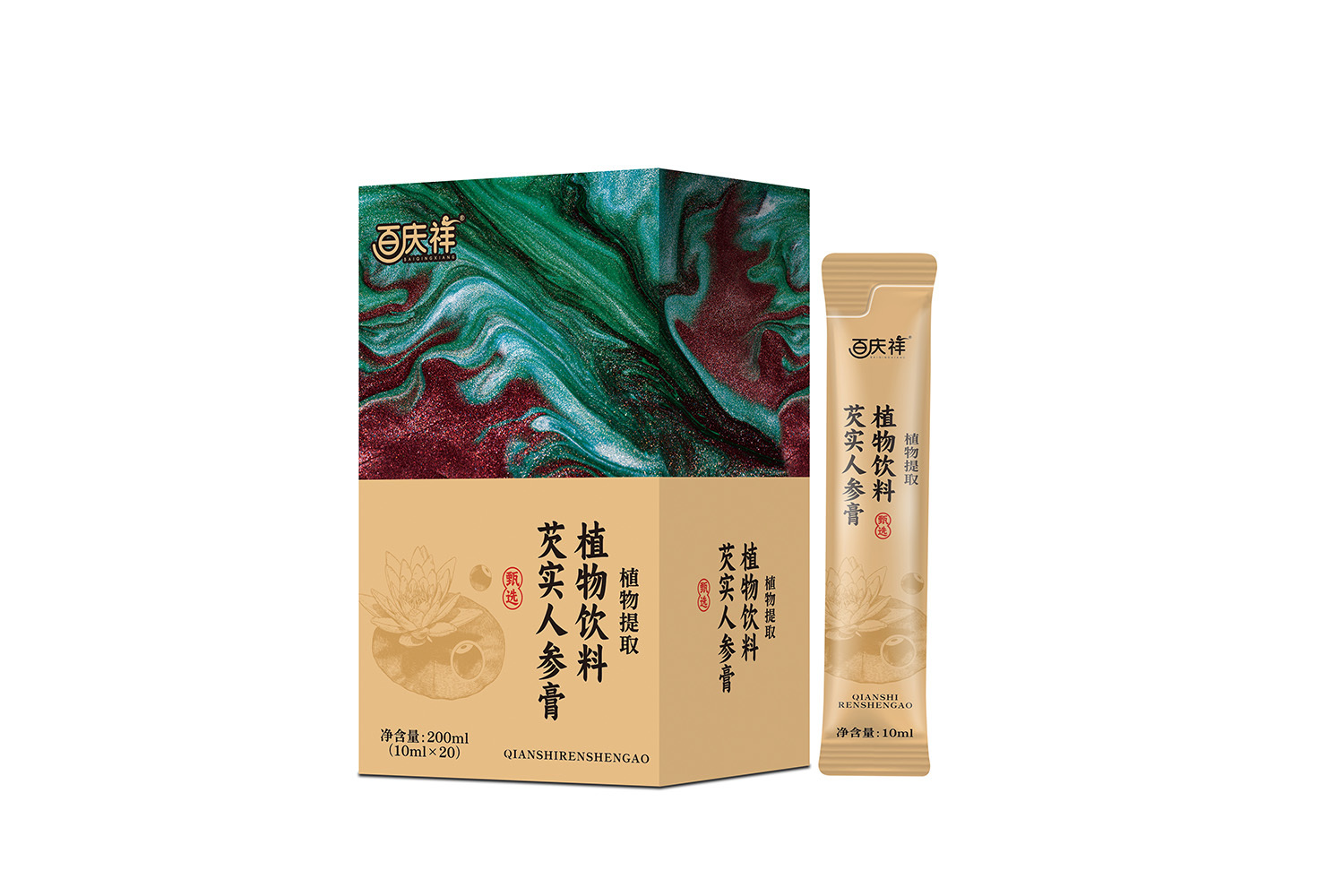 10ml of Euryale ferox and ginseng paste