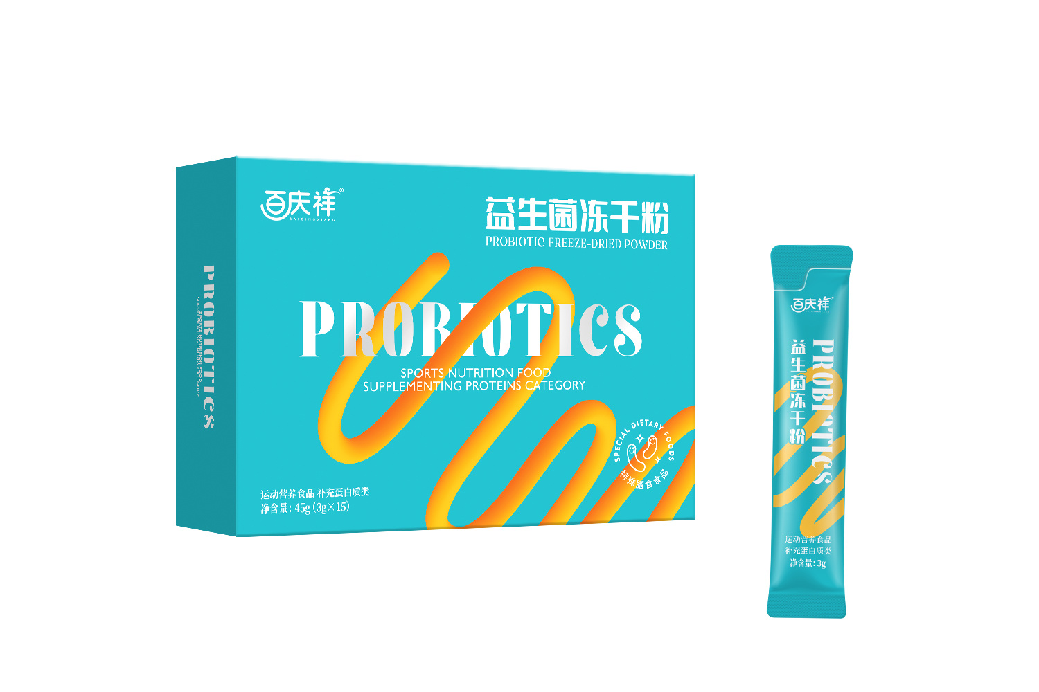 Probiotic freeze-dried powder