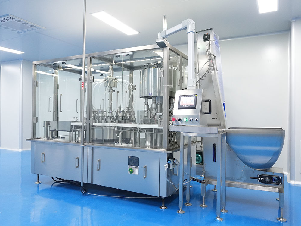 Special food bag bottle filling room