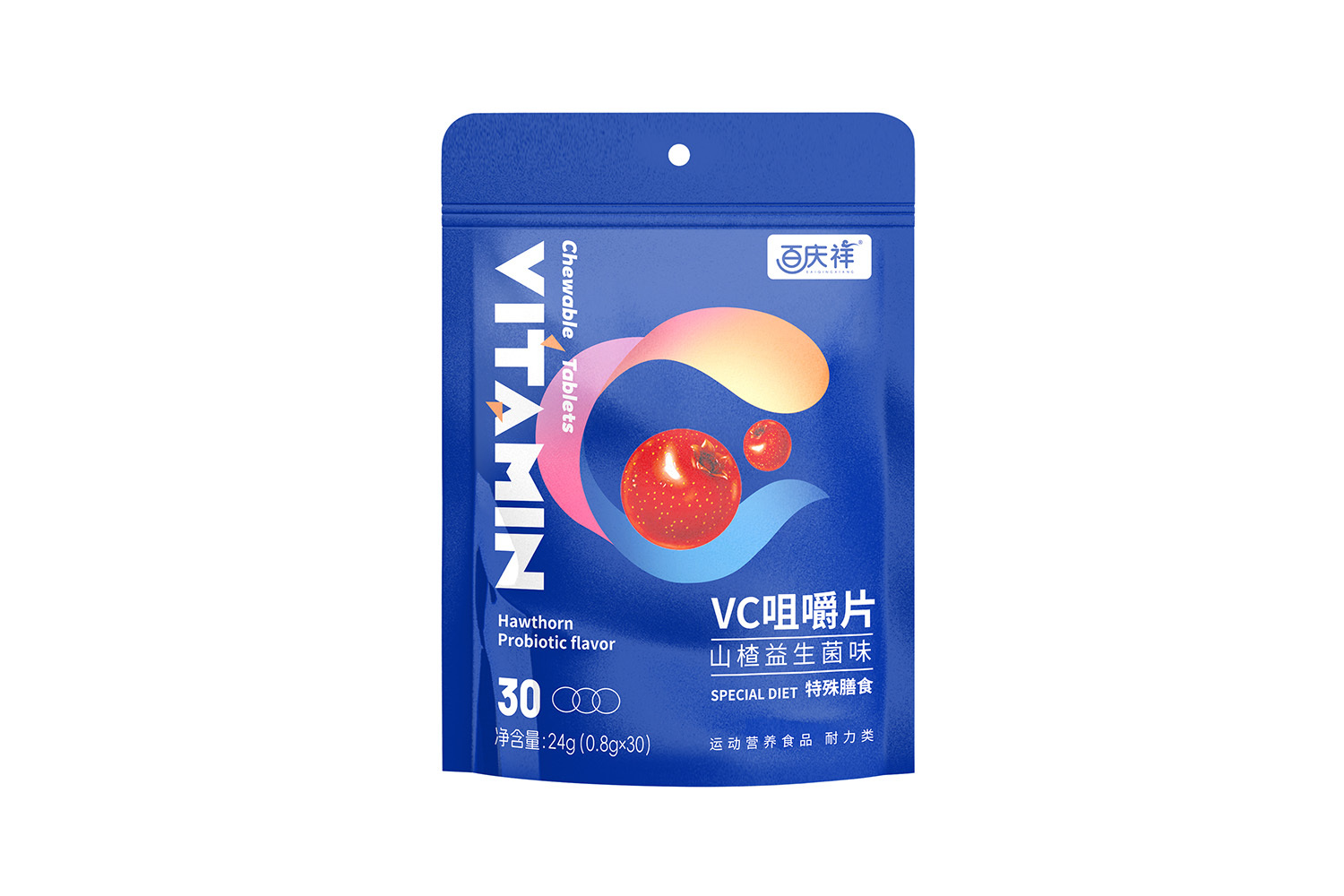 VC tablets hawthorn probiotics flavor - pouch