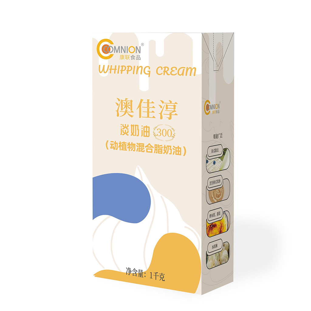 澳佳淳淡奶油300动植物混合型奶油