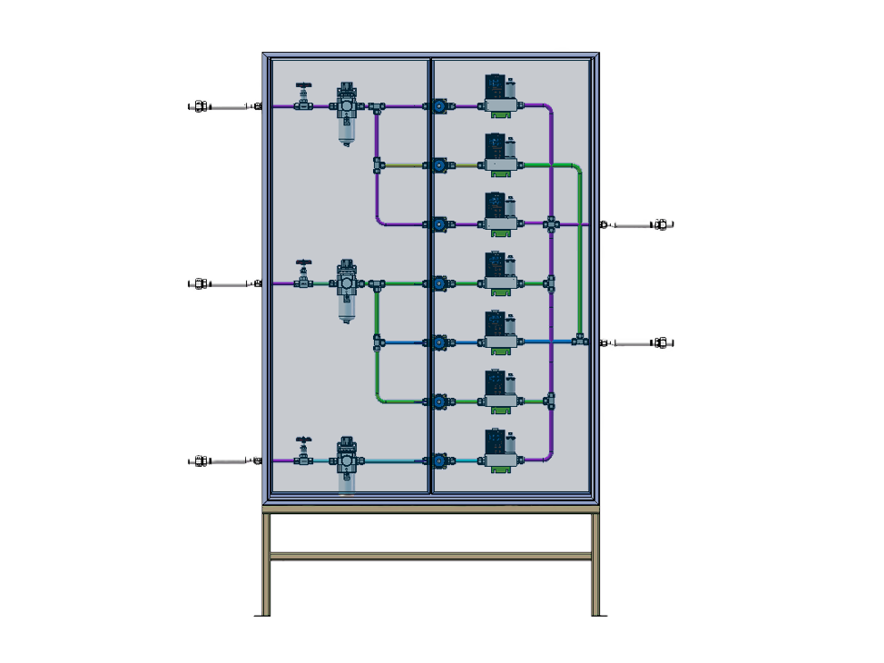 Multi-group air distribution system