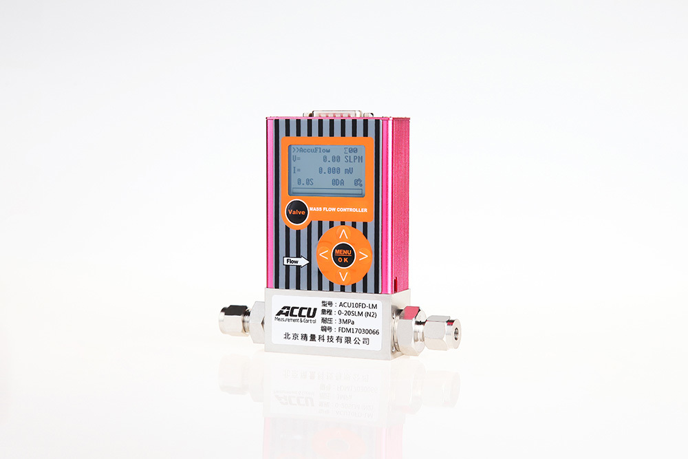 Why does a mass flow meter need pressure compensation?
