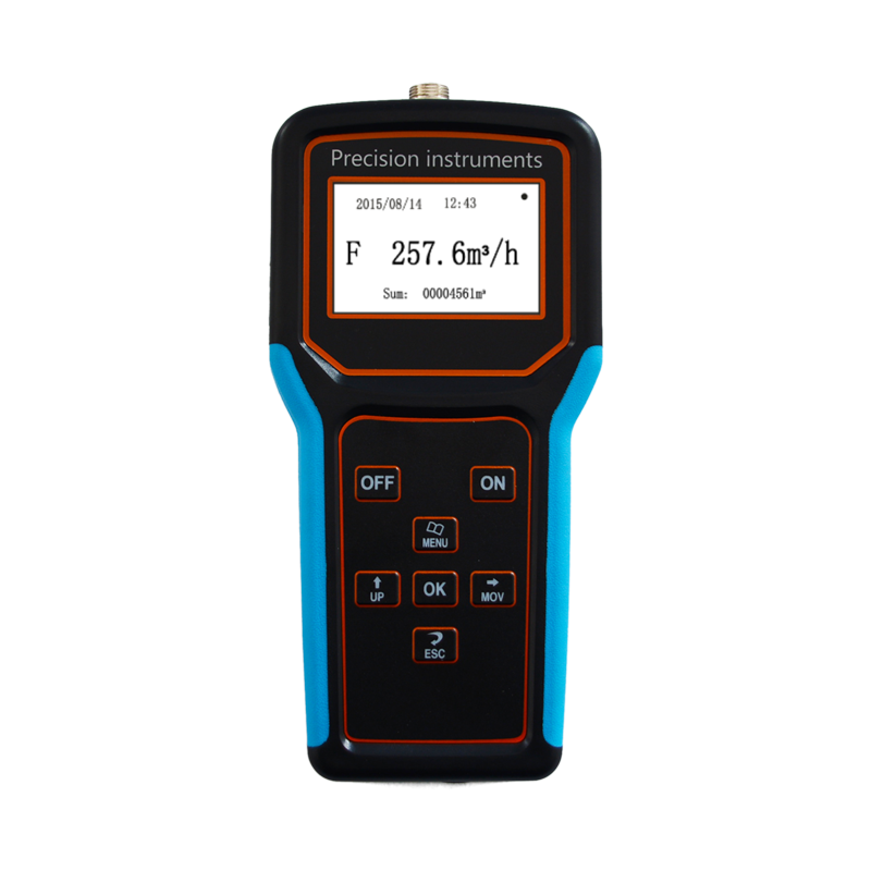 Hand-held open channel flowmeter