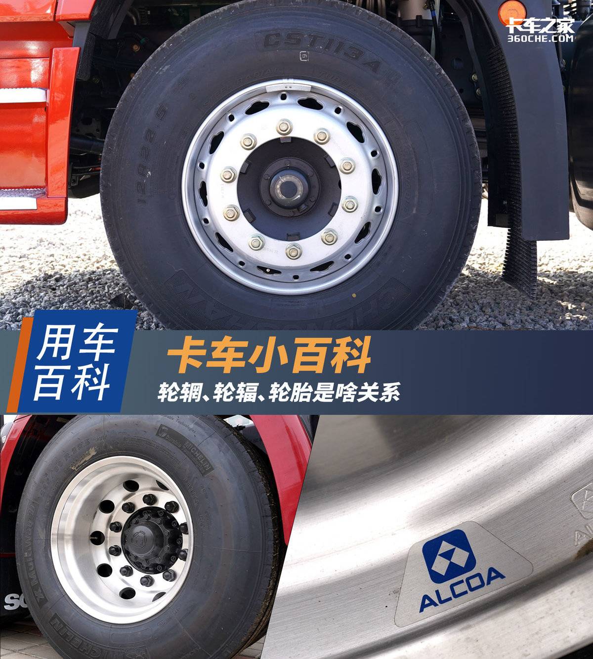 卡车小百科 :轮辋、轮辐、轮胎是啥关系