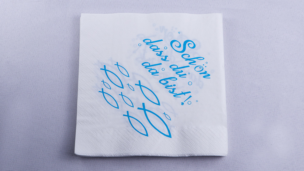 33cm*33cm 1/4 Fold white luncheon napkins 33cm*33cm 1/4 Fold white luncheon napkins