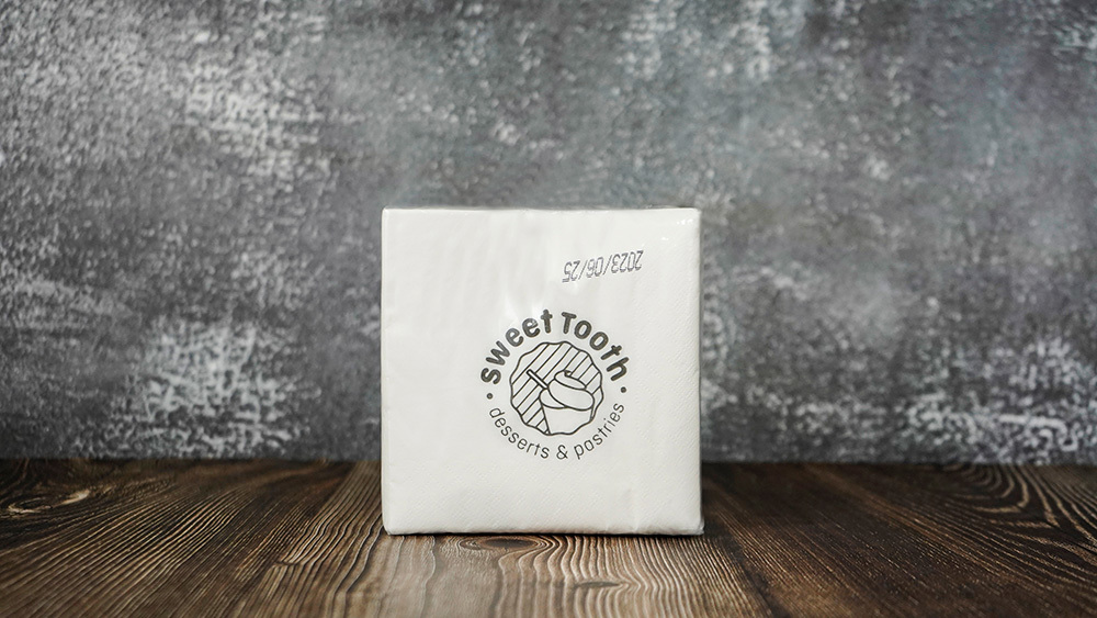 25cm*25cm 1/4 Fold white Cocktail napkins custom napkins 25cm*25cm 1/4 Fold white Cocktail napkins custom napkins