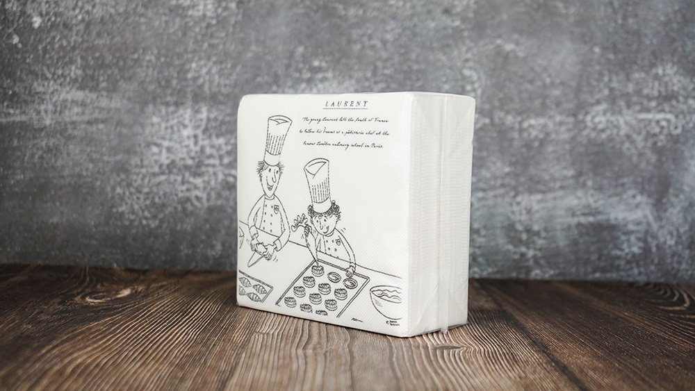 30cm*30cm lunch Bamboo Eco 1-ply napkins custom napkin 30cm*30cm lunch Bamboo Eco 1-ply napkins custom napkin