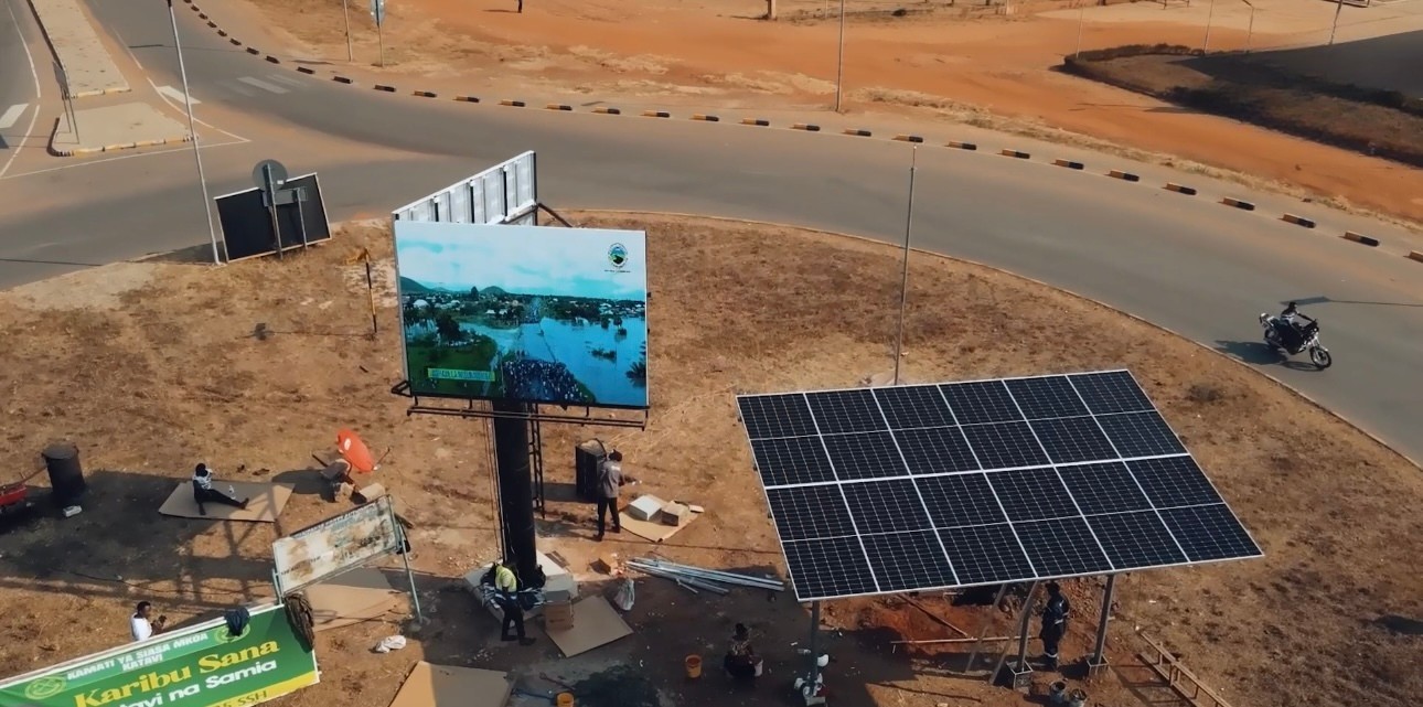 Solar LED Billboards in Tanzania