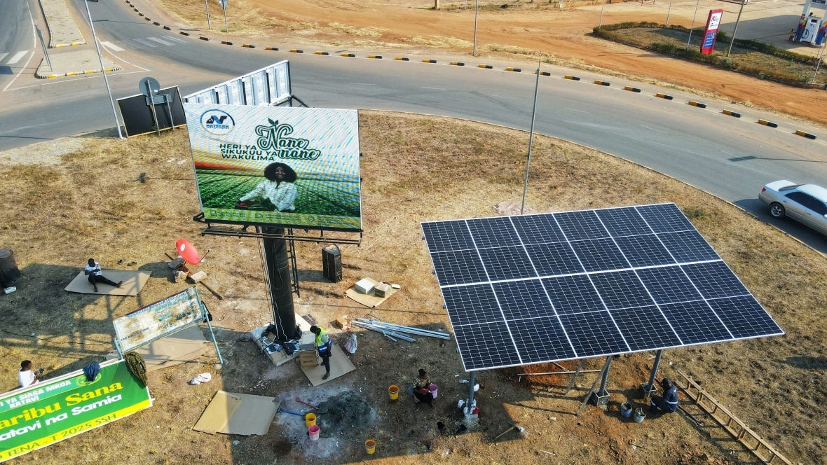 Solar Powered LED Billboard in Tanzania.jpg