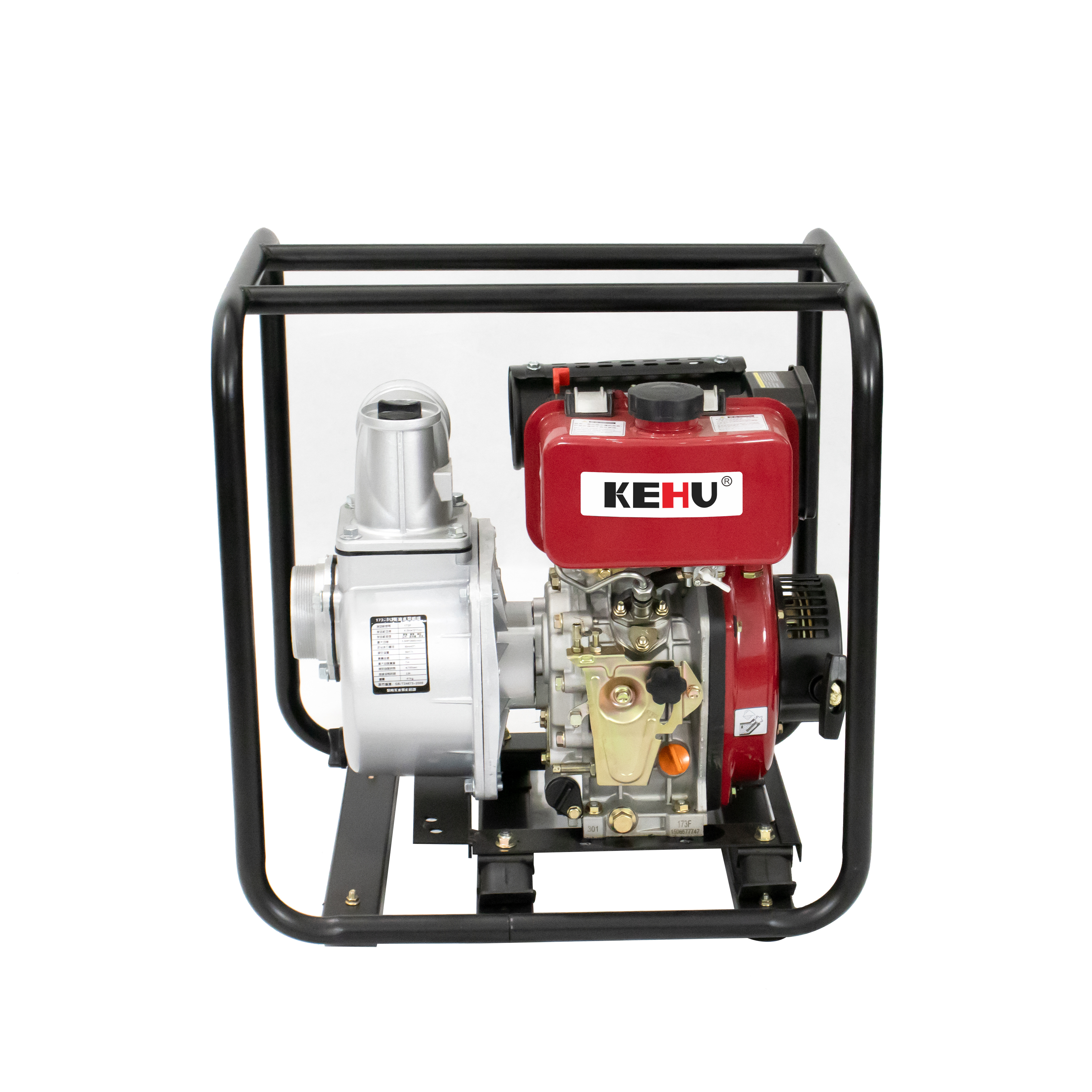 3" Diesel-Powered High Pressure Portable Irrigation Water Pump for Garden & Farm Use CGZ80-30-173F