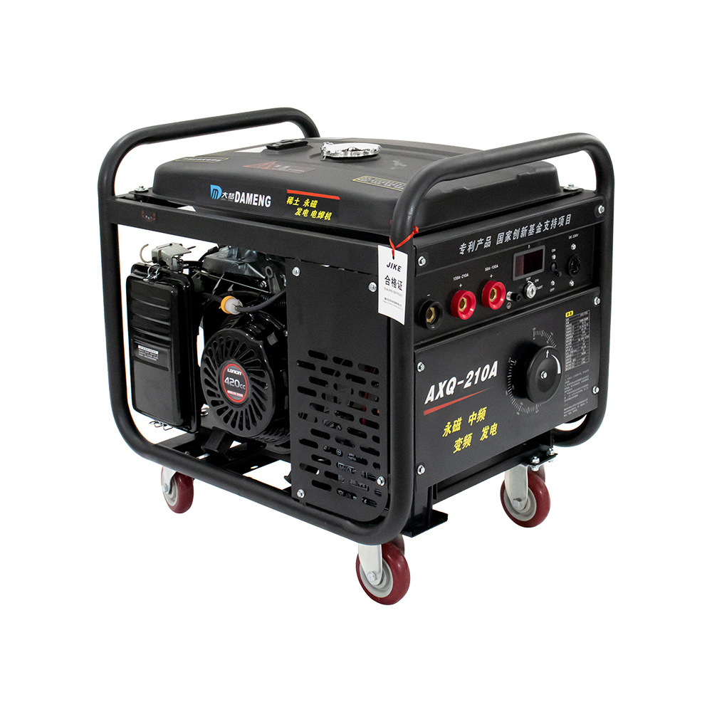 210 Amp 420cc Gasoline Engine Driven Welder with CDI Ignition AXQ-210A