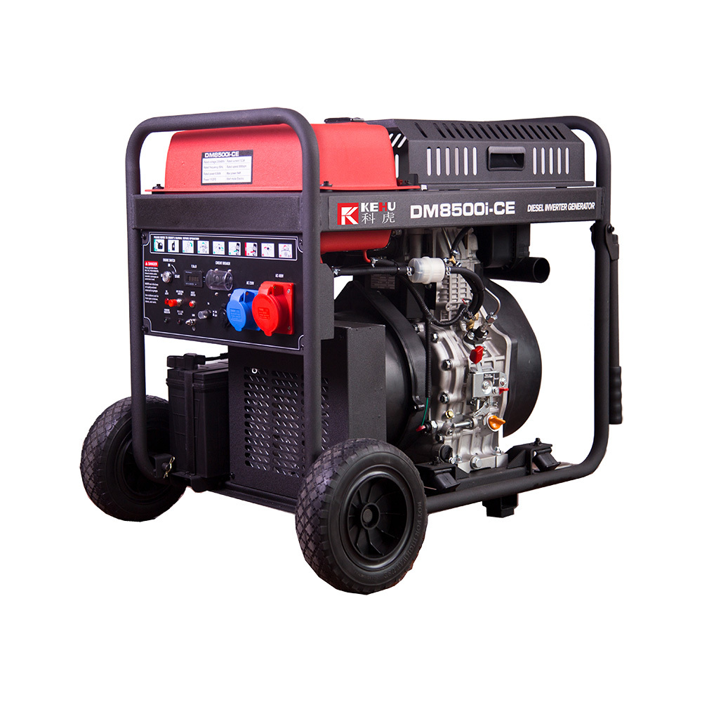 What are the power ratings of diesel generators