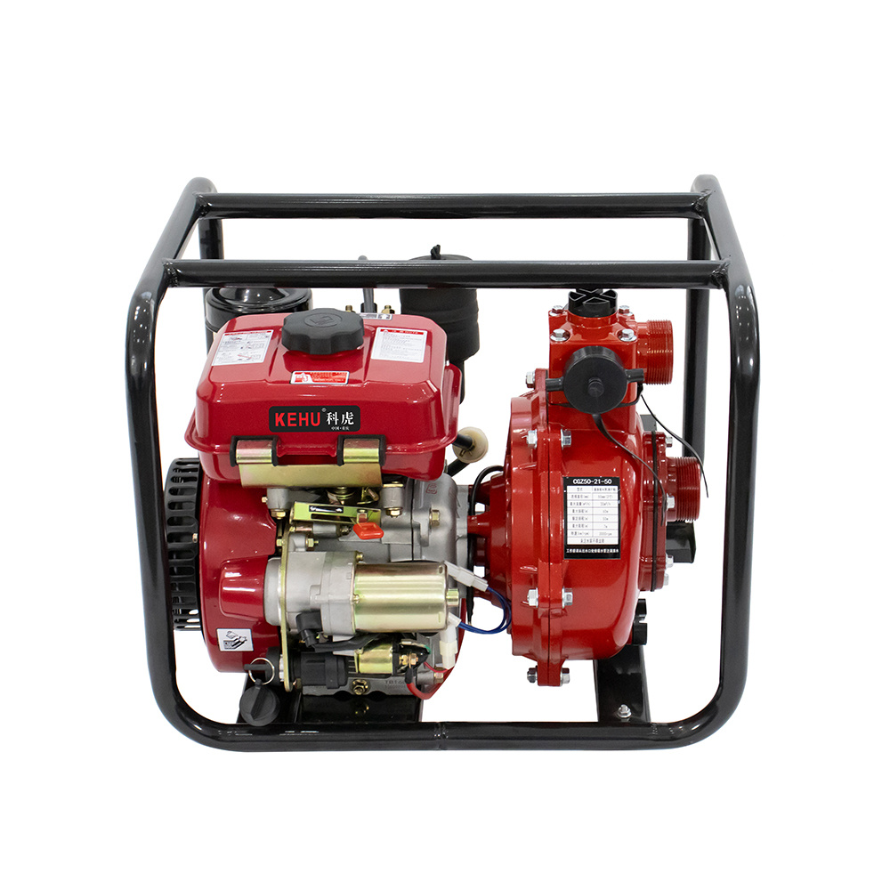 6.5hp 1.5 Inch Portable Diesel Engine High Pressure Self-priming Fire Pump Set  XF50-15-40-168F