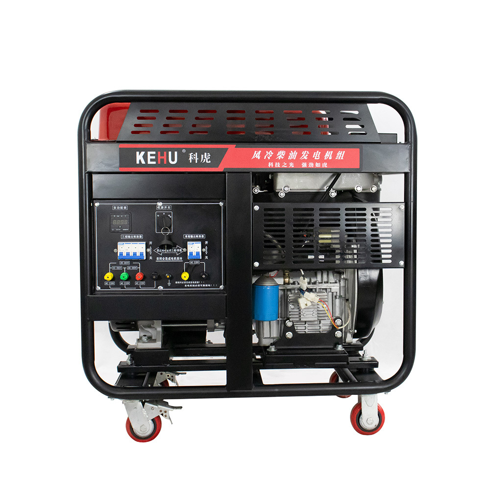Twin-cylinder Three-Phase Home Backup Portable Generator With Electric Start KH15000CE