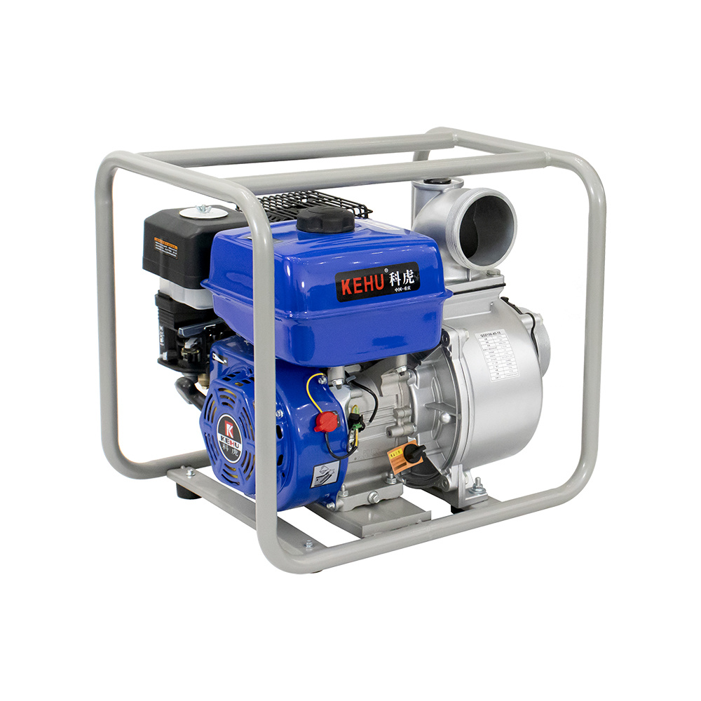 7.5 HP 4 in. Industrial Duty Full Trash Water Pump Powered by Kehu Portable Utility QGZ100-40-15
