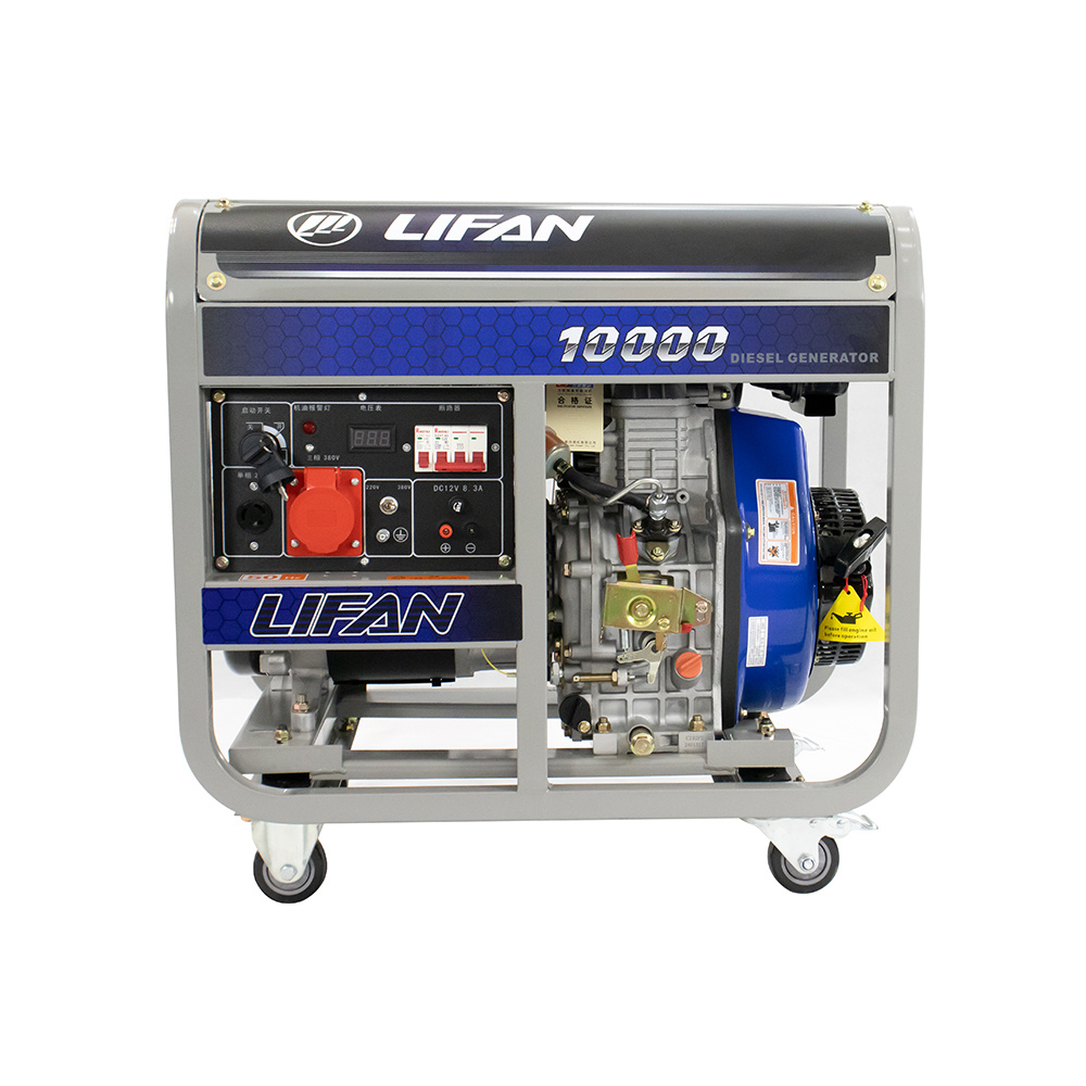A3 Type Single-cylinder 4-Stroke Home Backup Open Frame Diesel Portable Generator With Electric Start