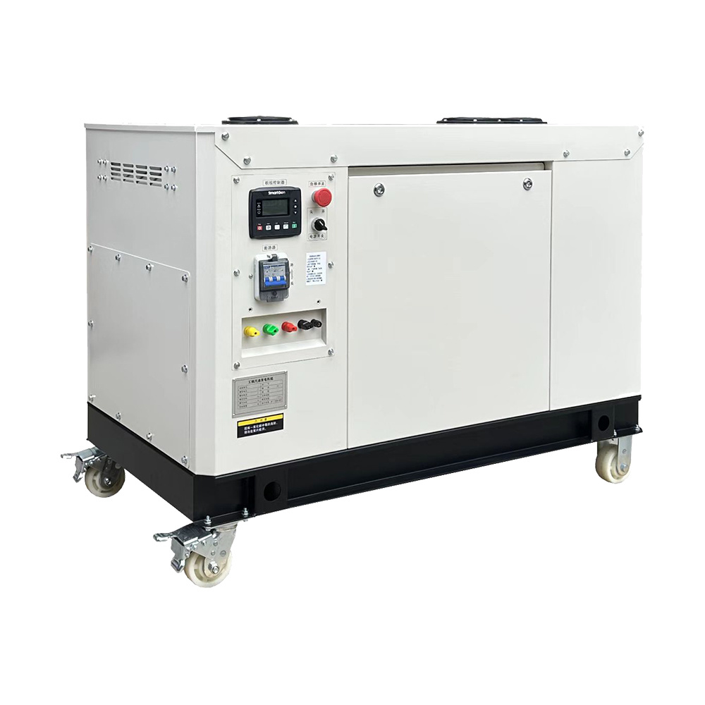 4-Cylinder Water-cooled Whole House Home Standby Petrol Silent Generator For Smart Home Monitoring