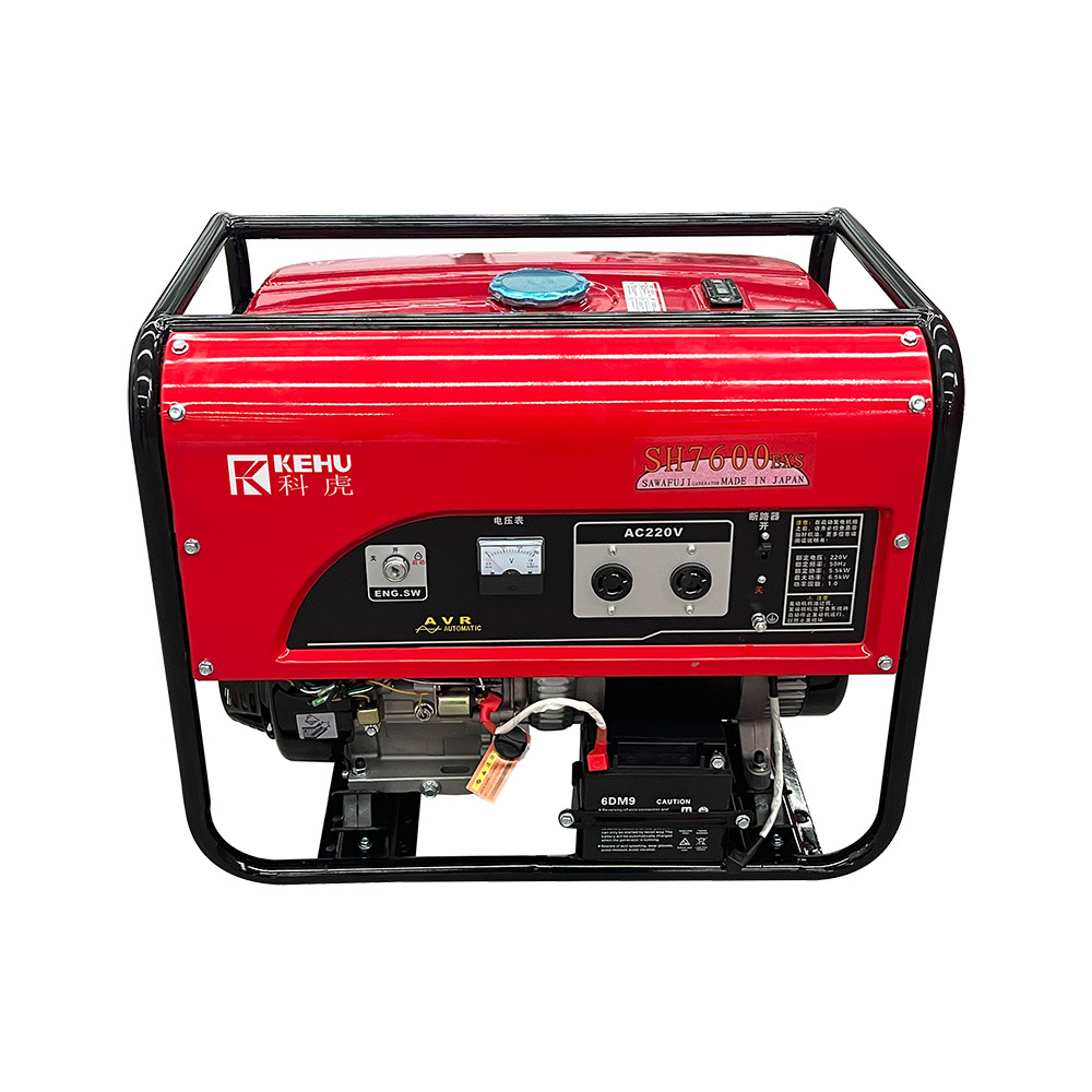 C Type 230V Gasoline Portable Generator With Wheel Kit And Electric Start
