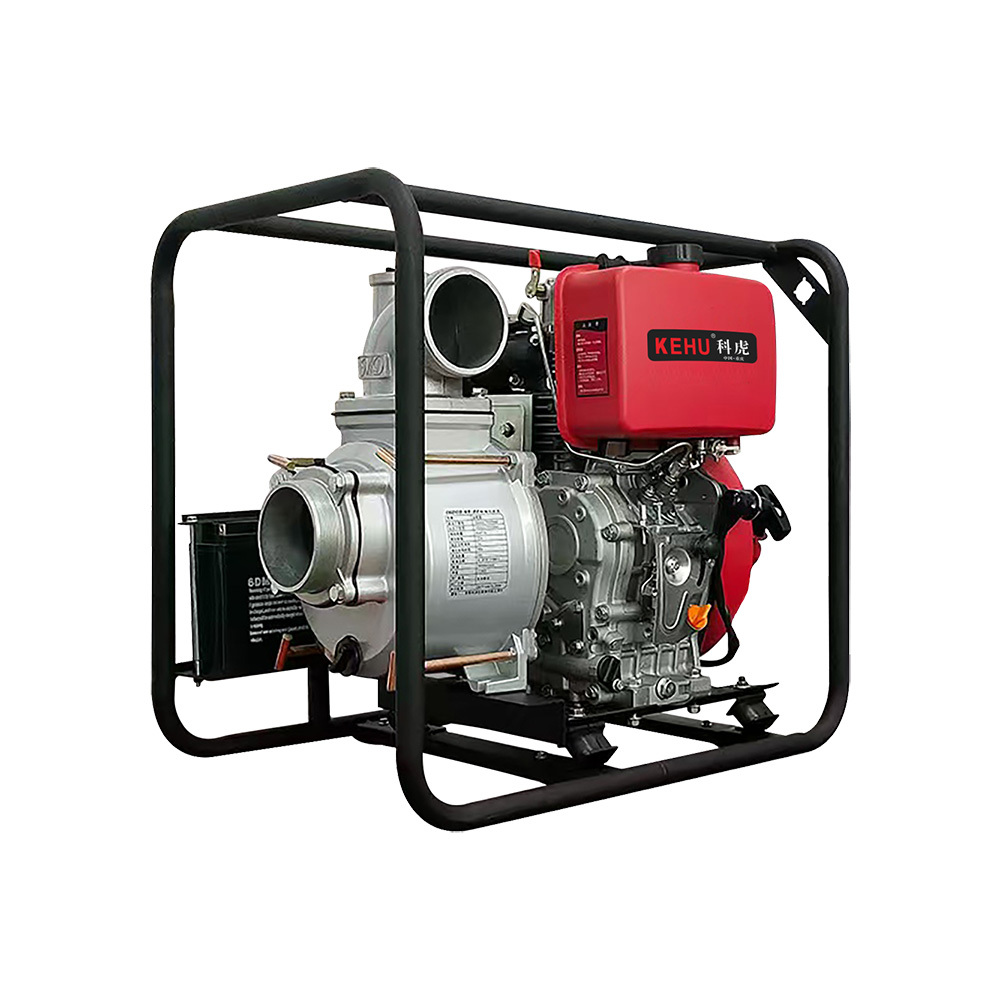 4'' NPT Discharge Cast Iron 6.3 Kw Portable Sewage Mud Pump
