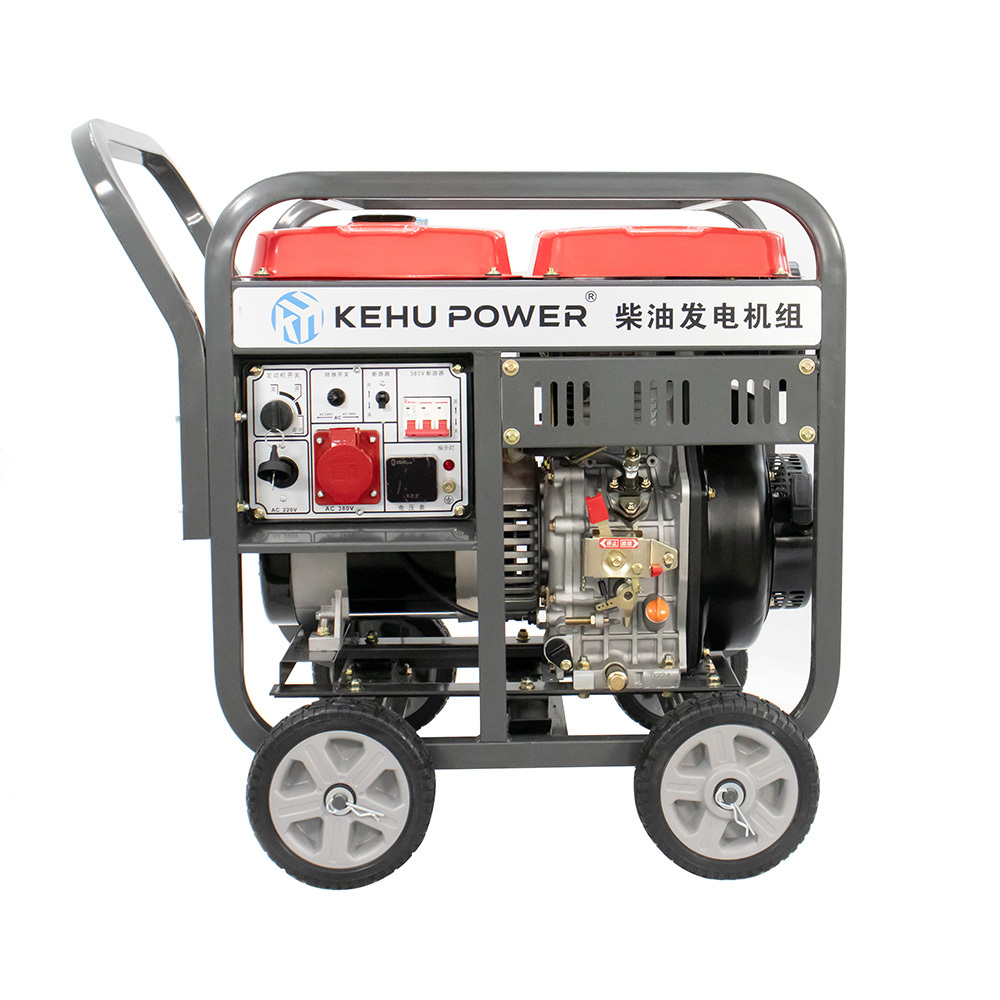 D-type Air-cooled 4-stroke Diesel-Powered Portable Generator for Emergency Backup Power and Job Sites