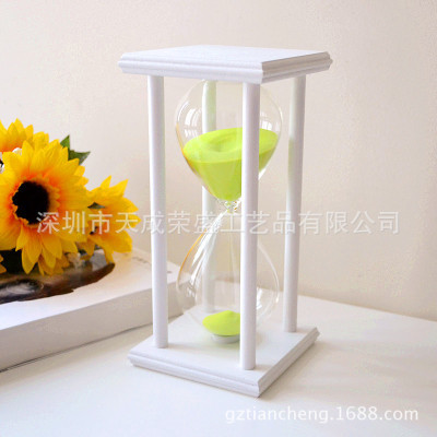 Long-term offer hourglass wooden hourglass hourglass gift 30 minutes creative wood hourglass series wholesale
