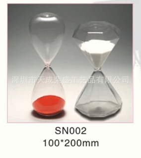 Creative hourglass manufacturers supply hourglass ornaments various Shenzhen professional creative hourglass shaped glass hourglass