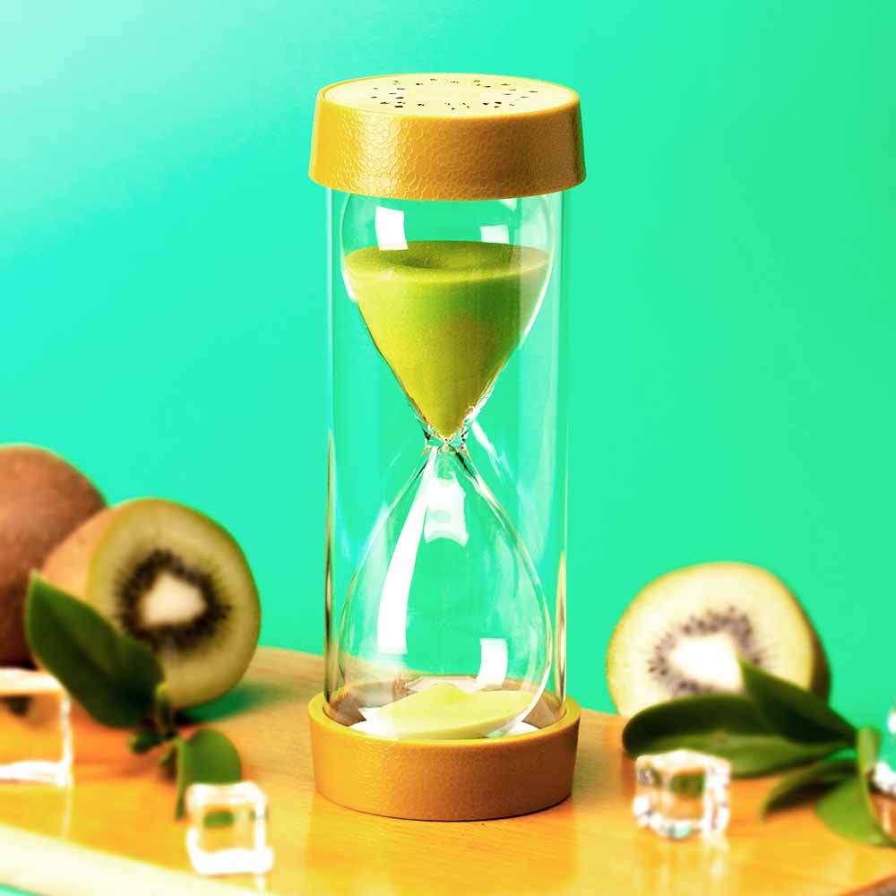 Kiwi hourglass timer fruit shape QCS001