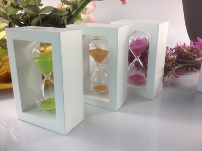 5 10 15 20 30 minutes hourglass timer glass hourglass creative Valentine's Day birthday restaurant timing