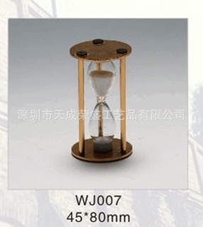 Manufacturers selling metal ornaments crafts timing hourglass new strange gift toys