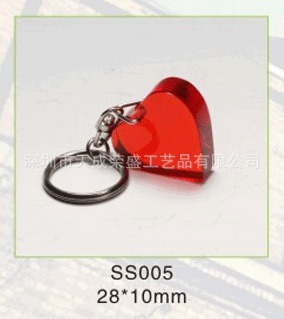 Manufacturers produce jewelry drip processing new mobile phone accessories red heart couple key accessories