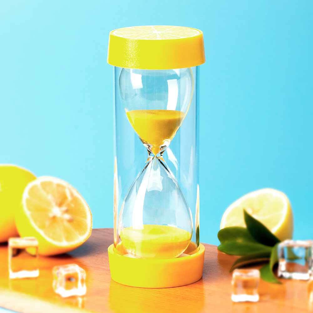 Lemon hourglass timer Fruit shape QCS001
