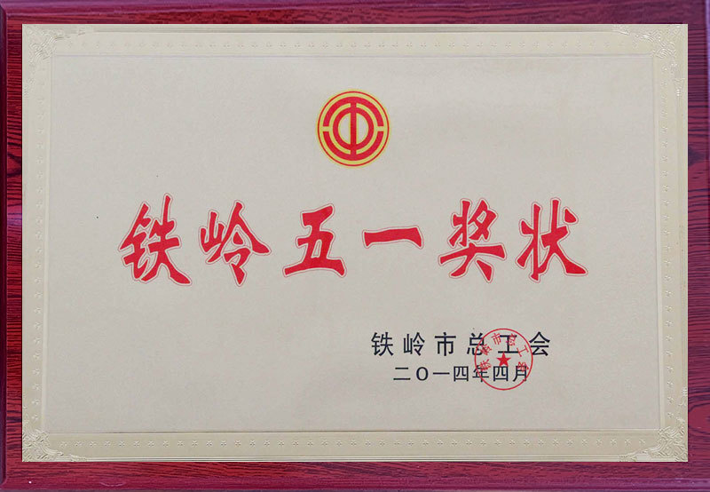 Tieling May Day Award