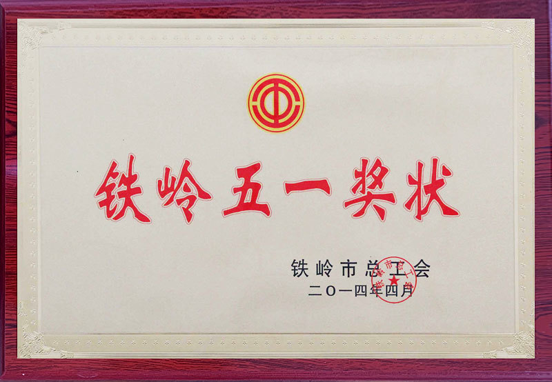 Tieling May Day Award