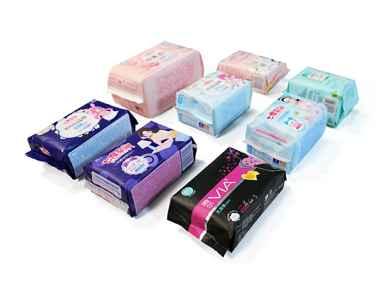 Sanitary napkin packaging