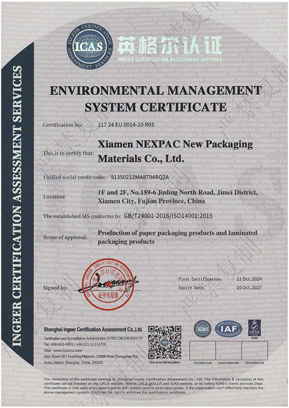 ISO14001-2015---NEXPAC--EN ISO14001-2015---NEXPAC--EN