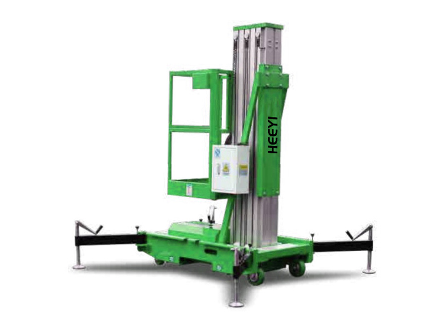 Aluminum alloy column lifting platform