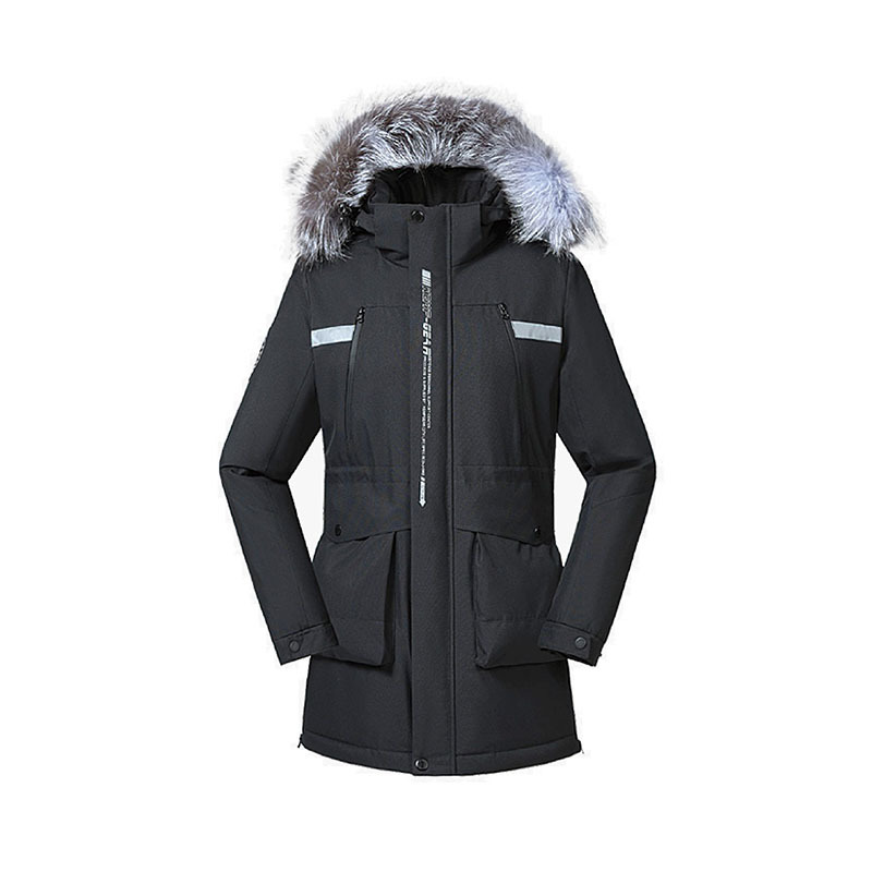 Damen-Lang-Daunenjacke (Paar-Modell)