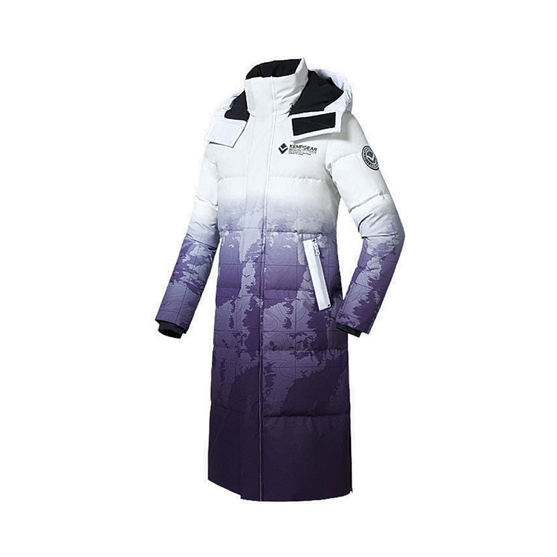 Mittellanger Daunenmantel (Unisex-Version)