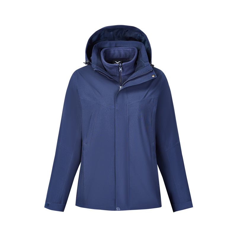 Damen-3-in-1-Wanderjacke (mit Fleece-Innenjacke)