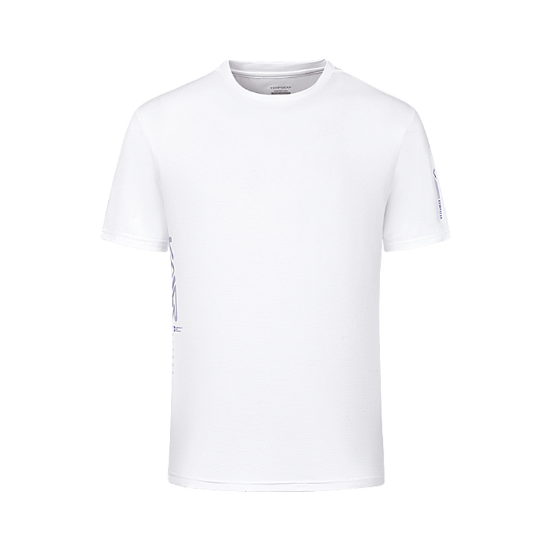 Herren schnelltrocknendes Rundhals-Kurzarm-T-Shirt