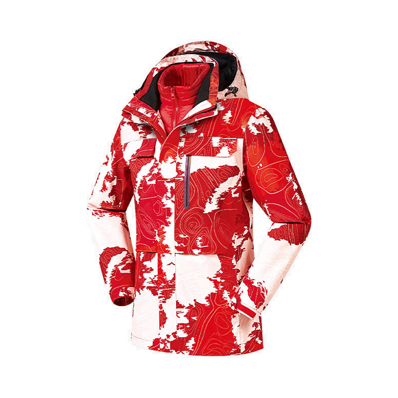 Damen 3-in-1 Funktionsjacke (mit Daunenfütterung)