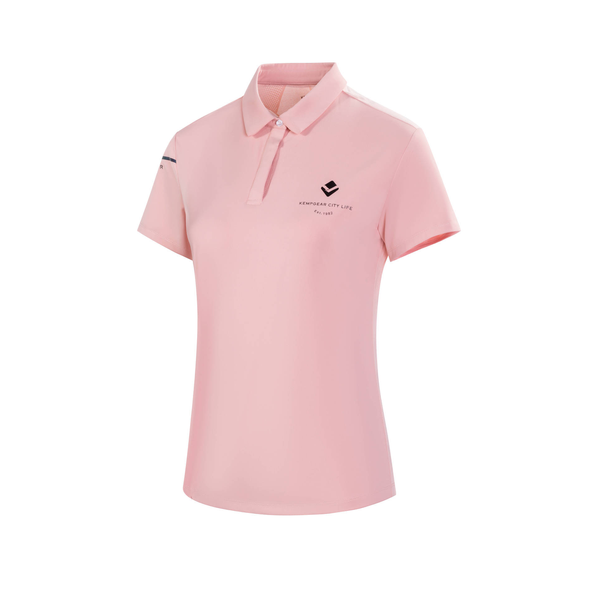 2227104 Damen-T-Shirt mit Stehkragen (Paar-Modell)