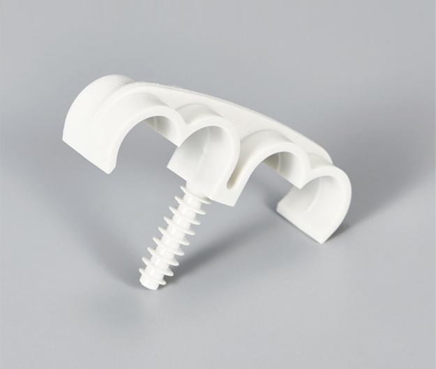 QUADRUPLE SHEATH AND TUBE CLIP
