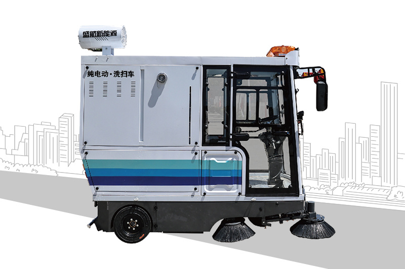 Pure Electric Multi-Functional Washing & Sweeping Machine.4