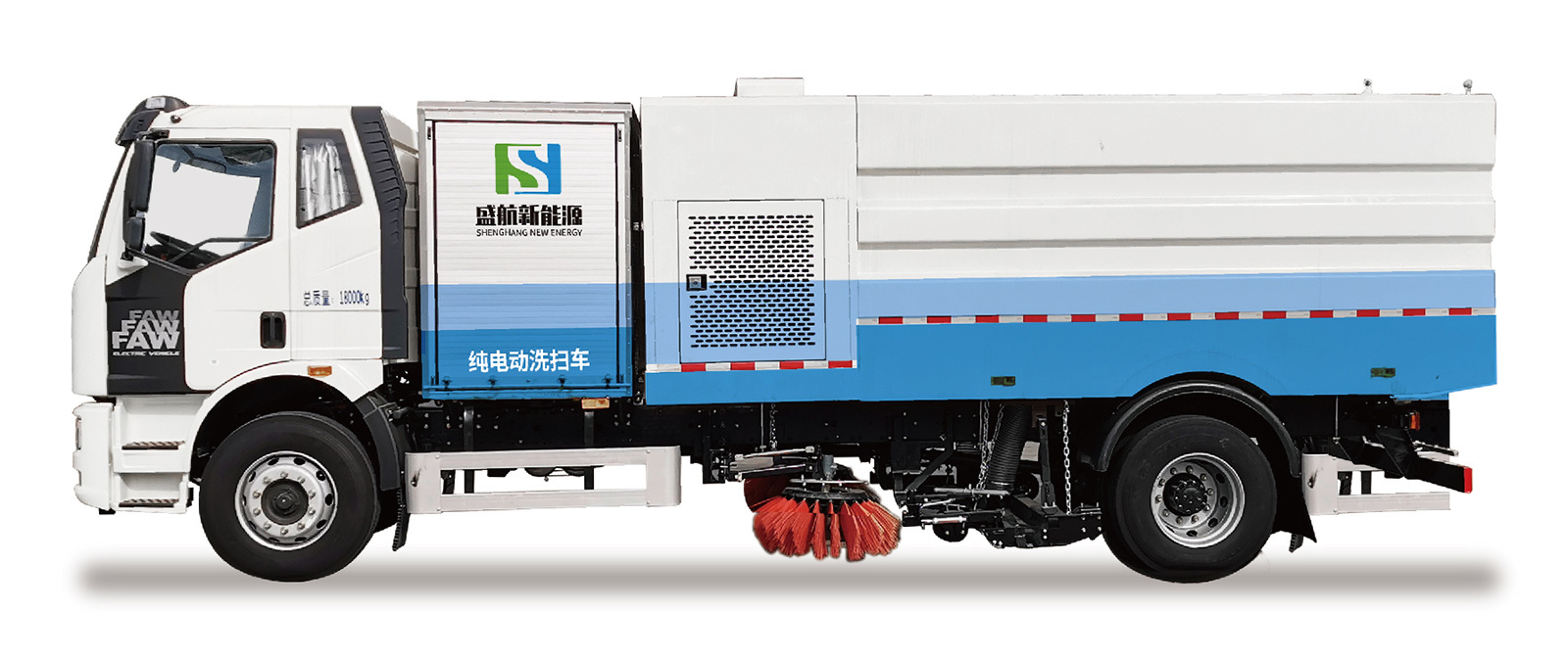 18 Tons Pure Electric Washing And Sweeping Truck